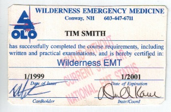 WEMT Card