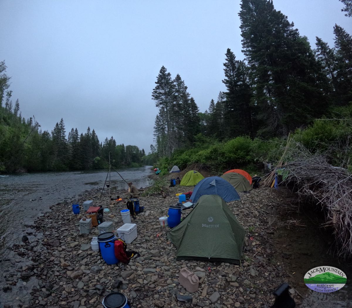 riverside campsite